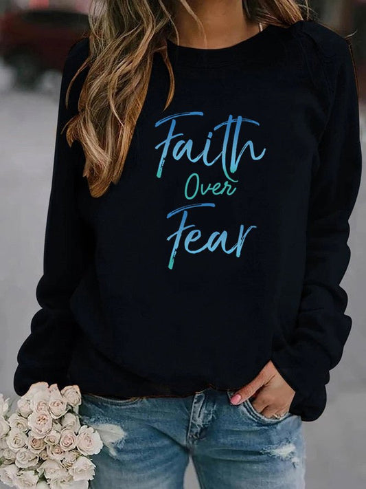 Faith Over Fear Sweater - R. J. Cole Apparel