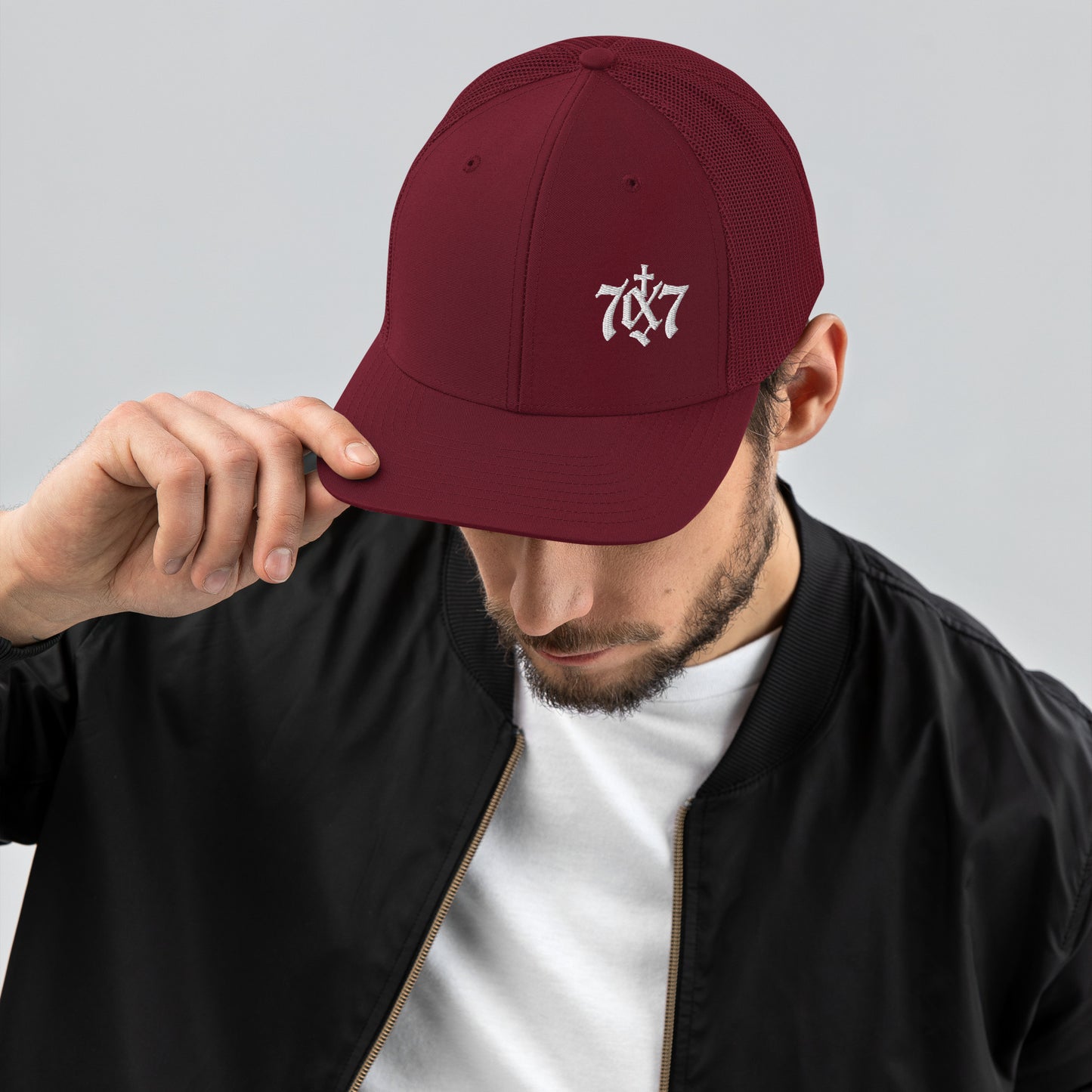 70x7 Forgiveness Trucker Hat – Matthew 18:22 Snapback - R. J. Cole