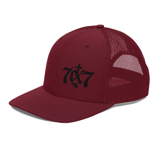 70x7 Forgiveness Trucker Hat – Matthew 18:22 Snapback - R. J. Cole