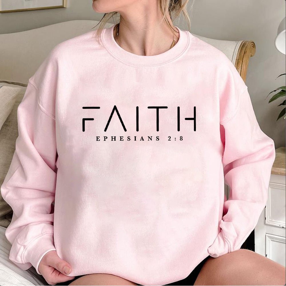 Trendy Faith Sweatshirt Bible Verse Shirt Christian Clothing - R. J. Cole Apparel