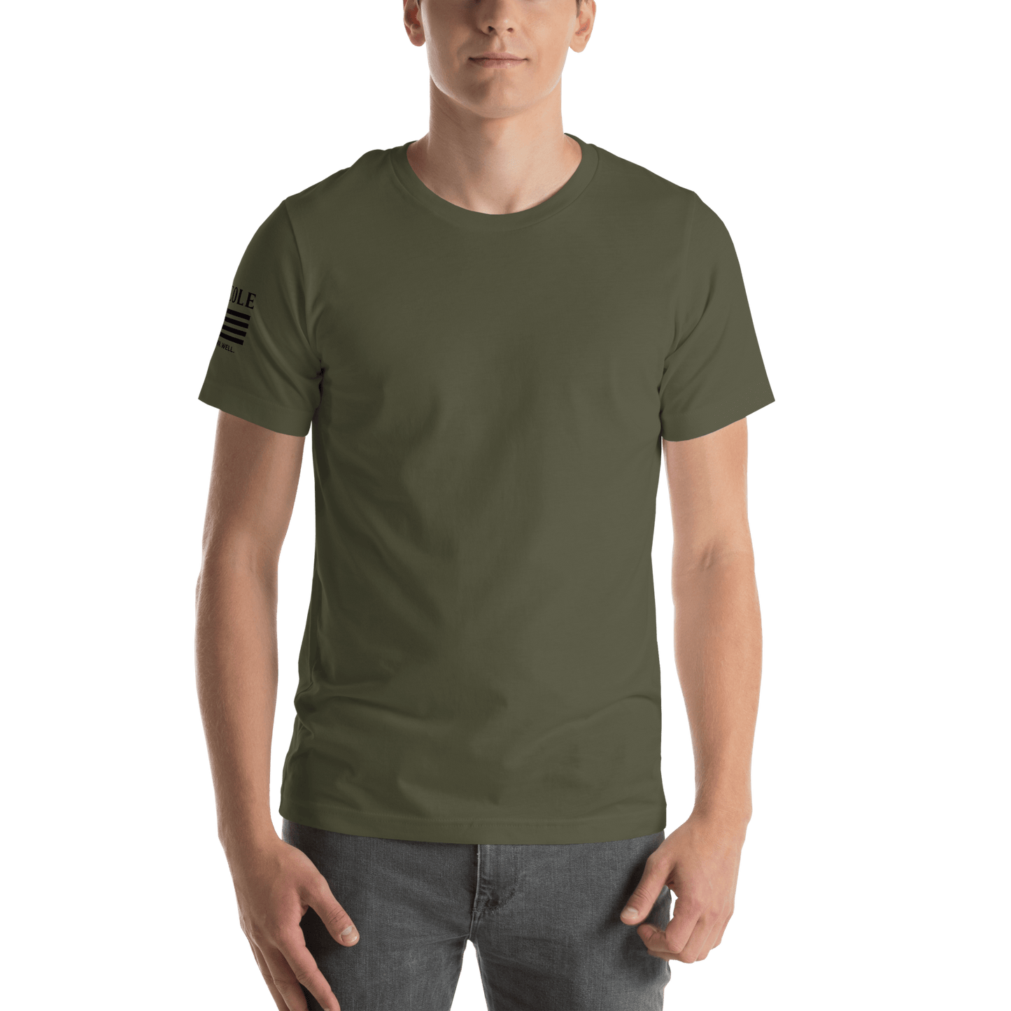 RJ Cole Patriot Everyday Logo Tee – Sleeve Branded Classic - R. J. Cole