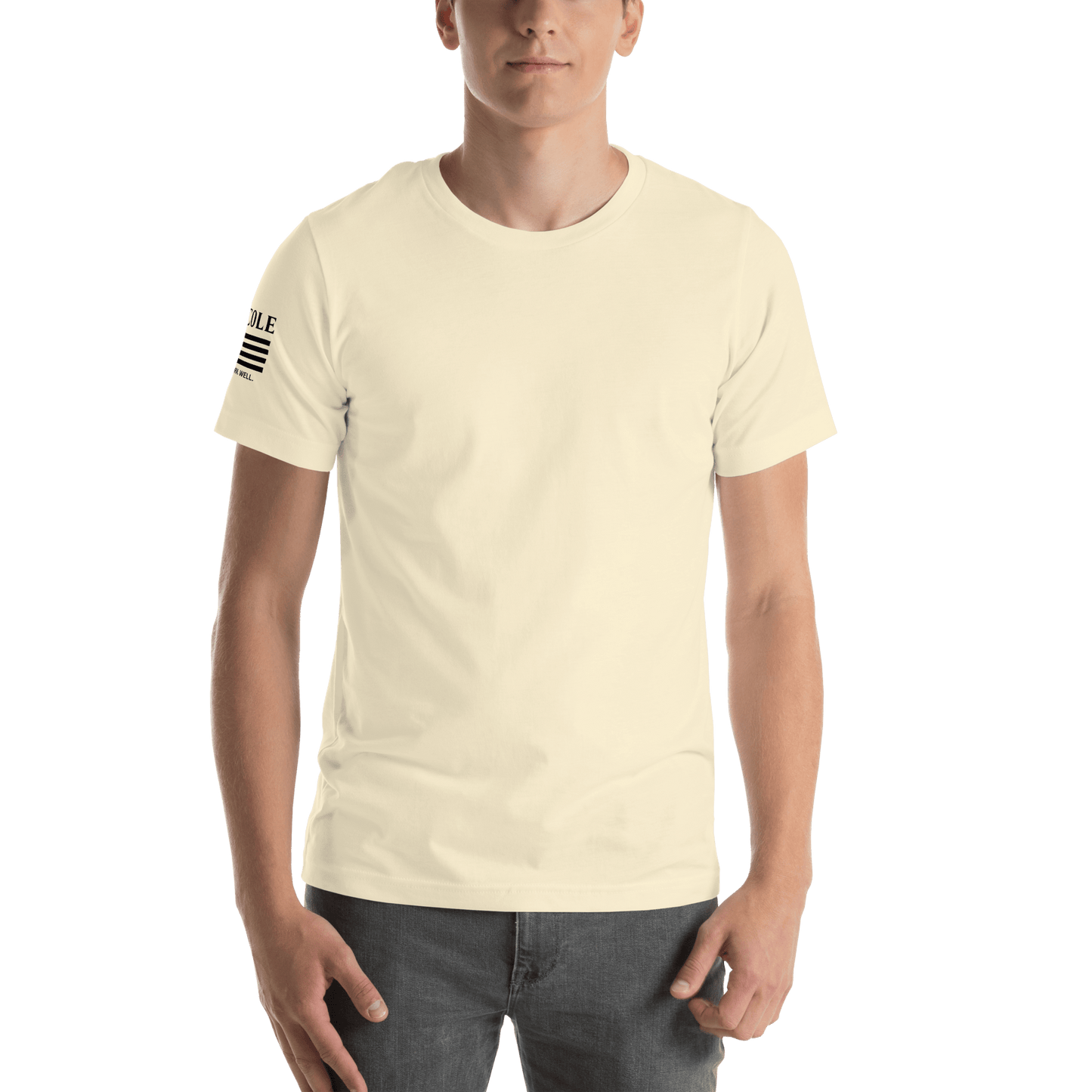 RJ Cole Patriot Everyday Logo Tee – Sleeve Branded Classic - R. J. Cole