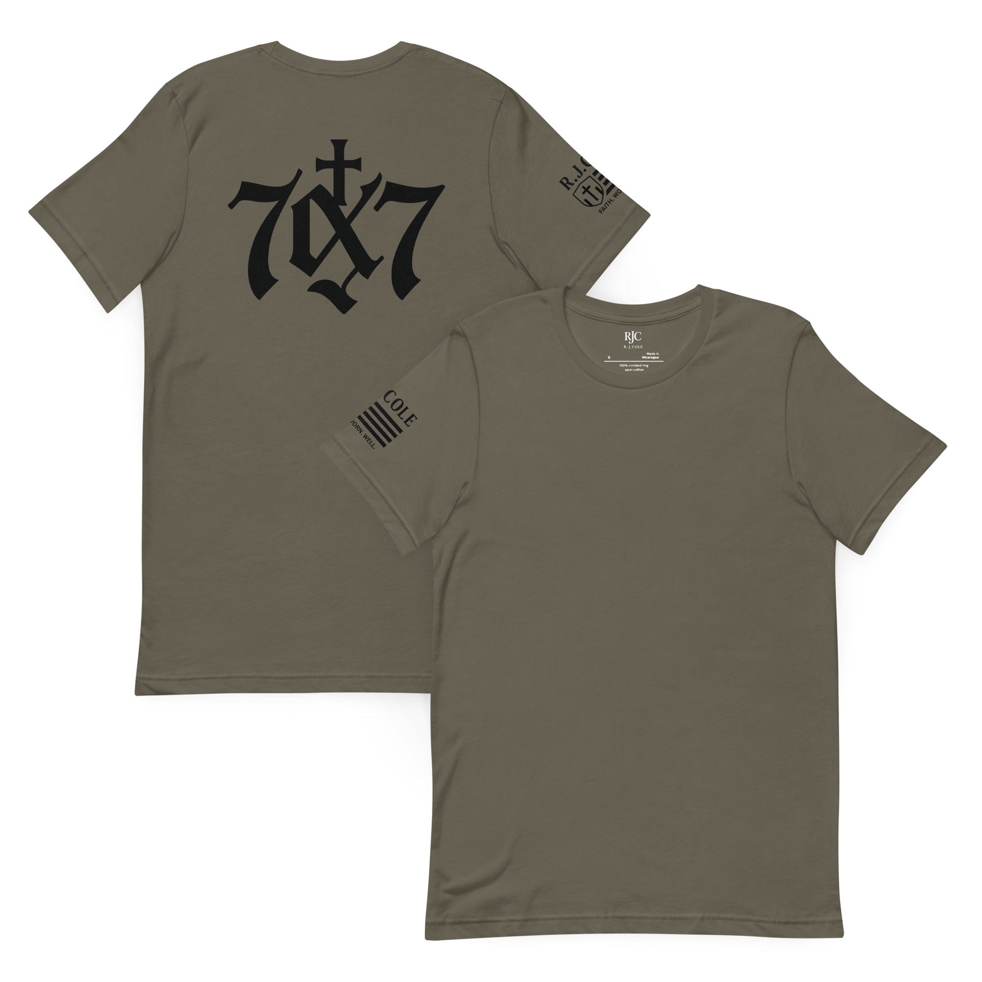 70x7 Forgiveness Tee – Grace on Repeat - R. J. Cole