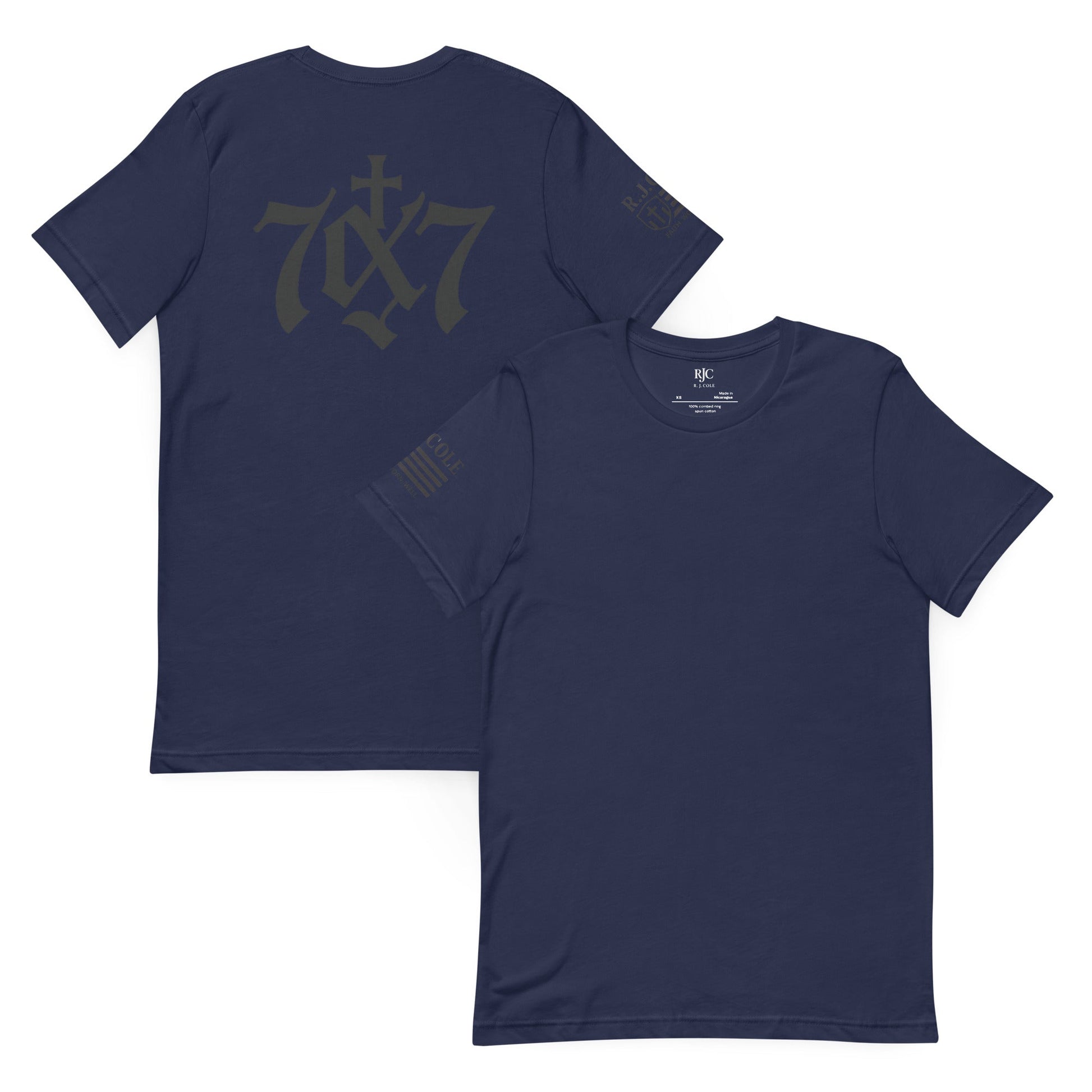 70x7 Forgiveness Tee – Grace on Repeat - R. J. Cole