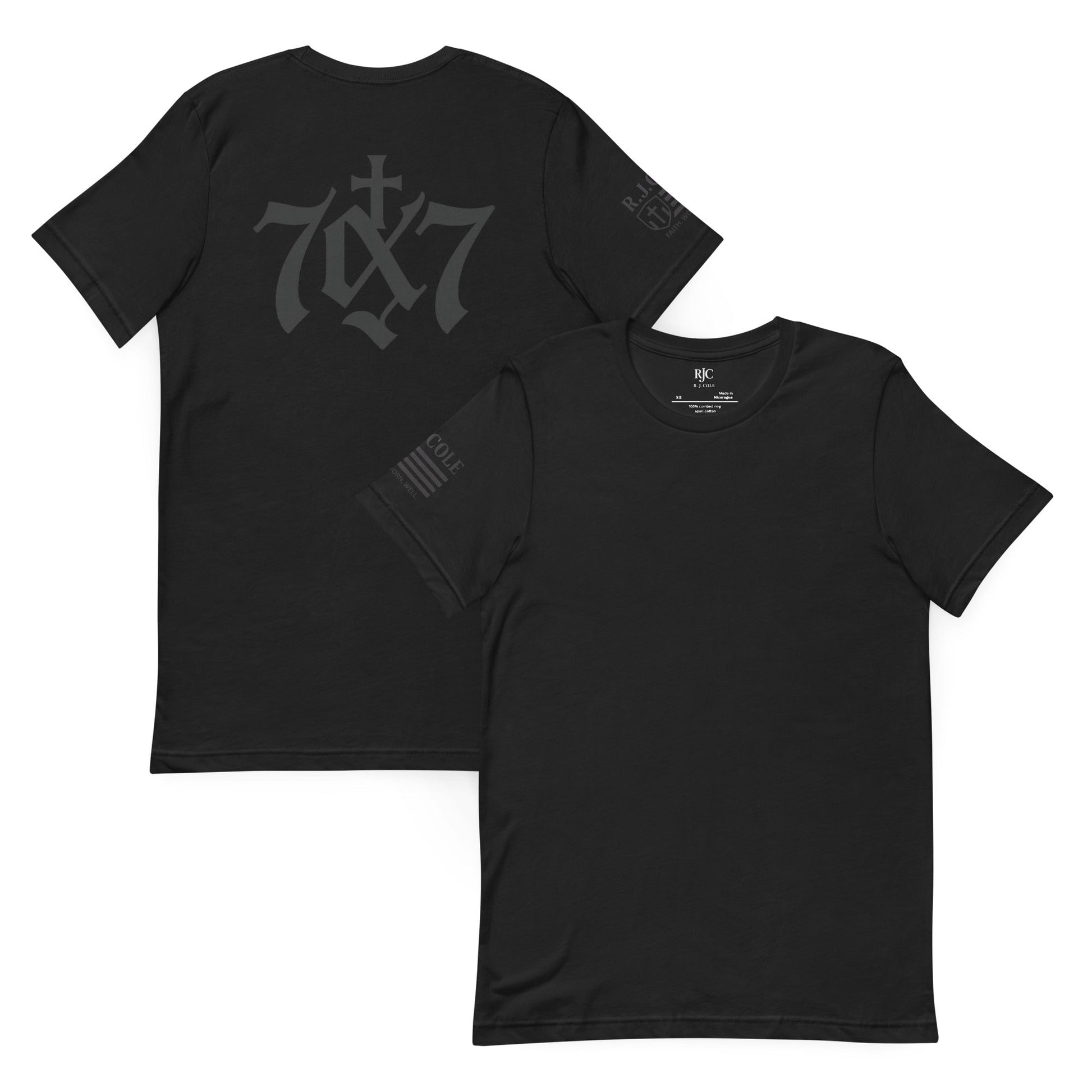 70x7 Forgiveness Tee – Grace on Repeat - R. J. Cole