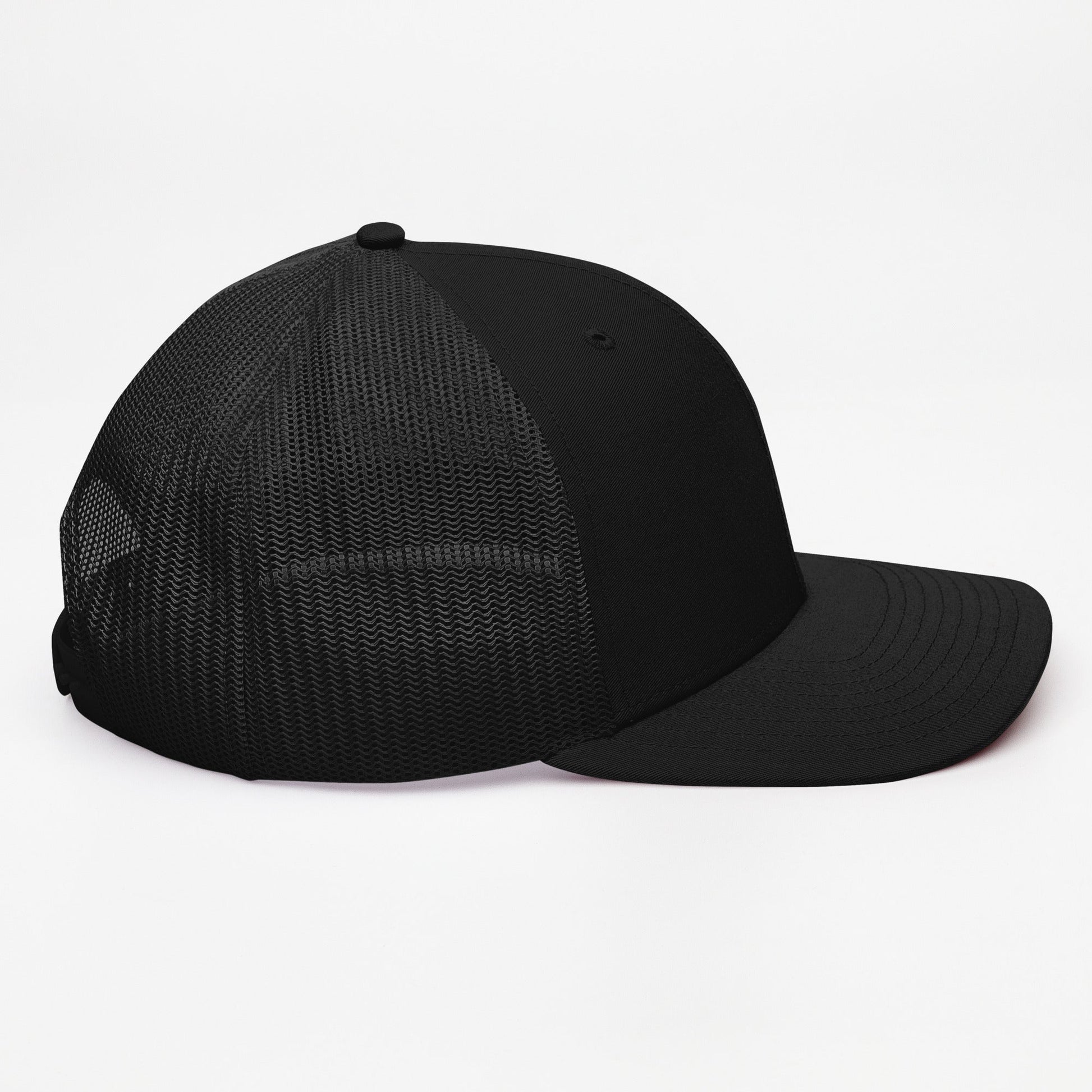 Black Trucker Hat – THORN 33 AD Logo - R. J. Cole