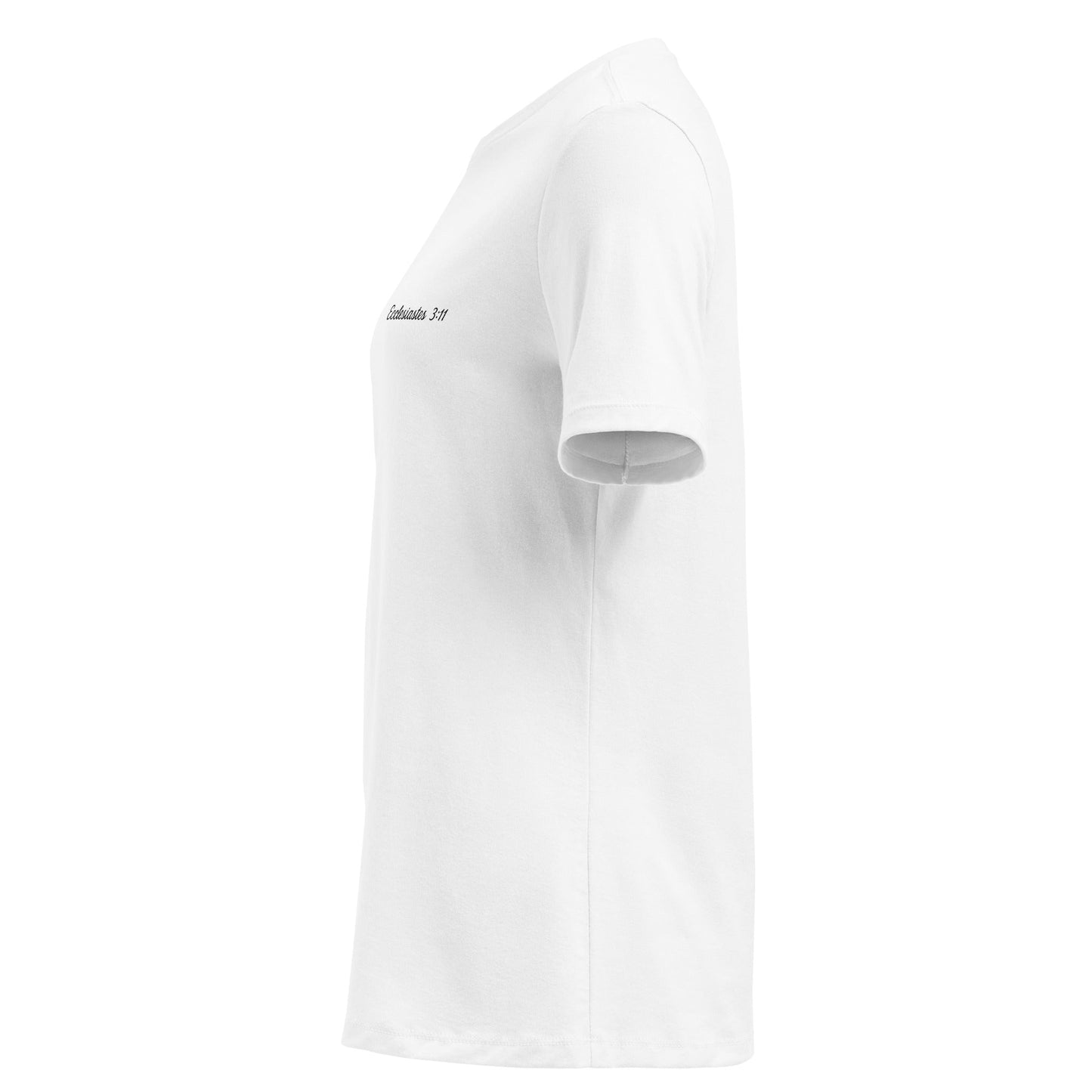 Ecclesiastes 3:11 Women’s Christian T-Shirt | God’s Timing, Beautiful Design - R. J. Cole Apparel