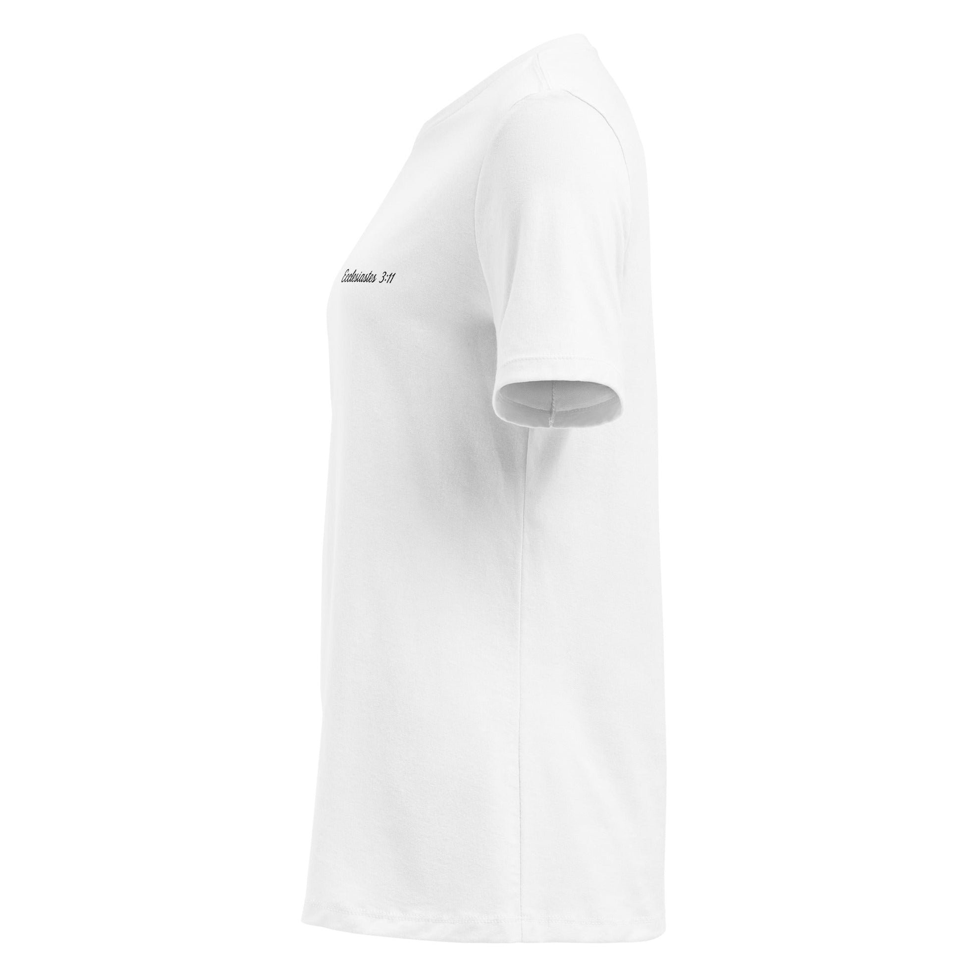 Ecclesiastes 3:11 Women’s Christian T-Shirt | God’s Timing, Beautiful Design - R. J. Cole Apparel