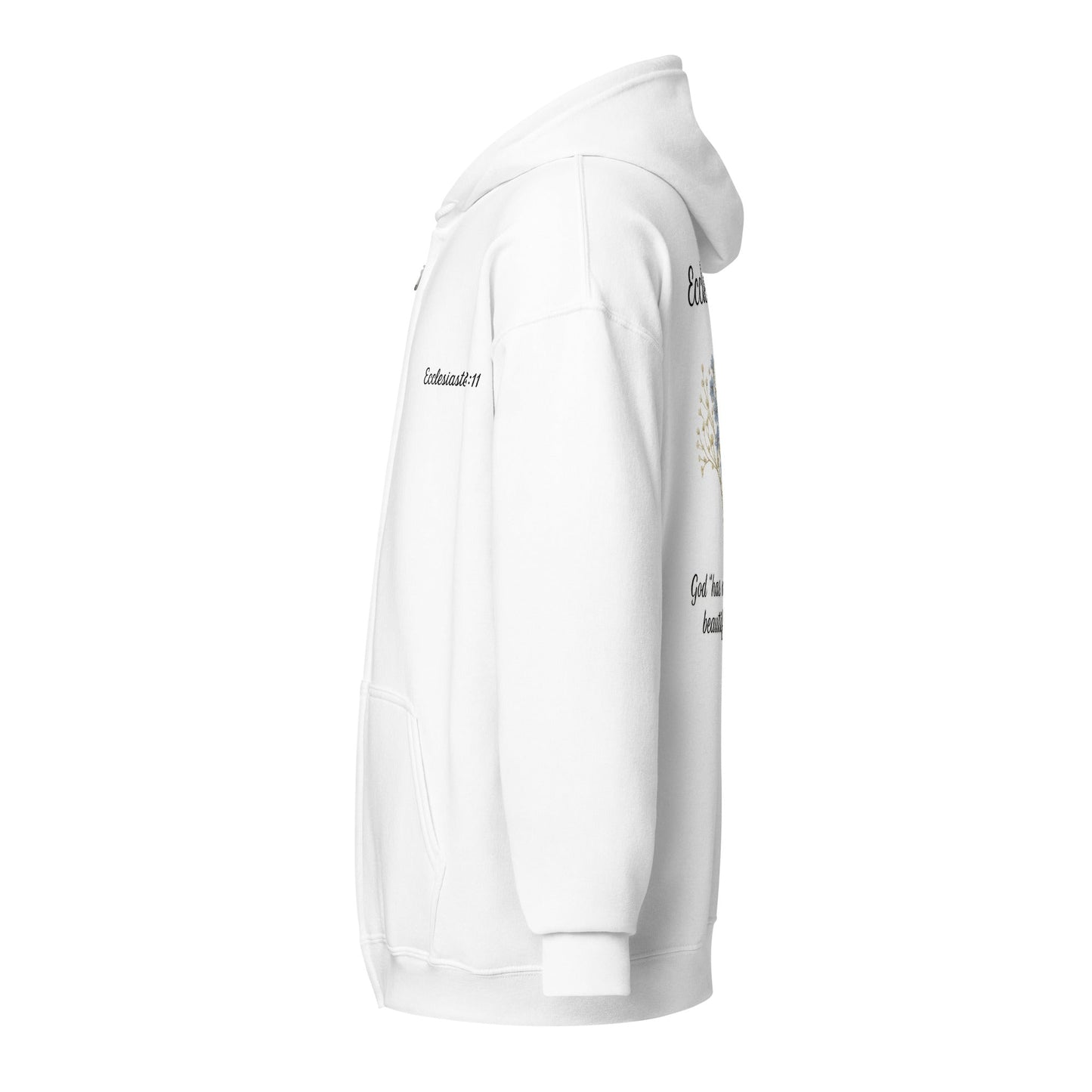 Ecclesiastes 3:11 Women’s Zip Hoodie | God’s Timing, Beautiful Design - R. J. Cole Apparel