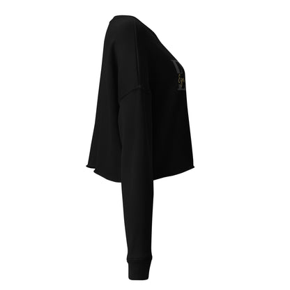 Ezer Kenegdo Crop Sweatshirt – Black | Strength Beside, Not Behind - R. J. Cole