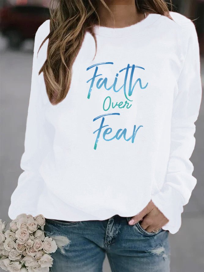 Faith Over Fear Sweater - R. J. Cole Apparel