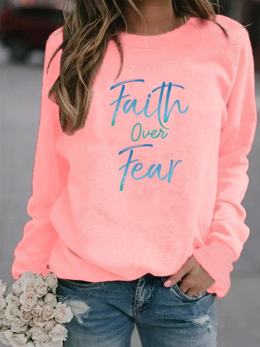 Faith Over Fear Sweater - R. J. Cole Apparel