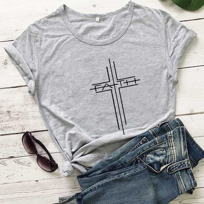 FAITH street graphic short sleeve - R. J. Cole Apparel