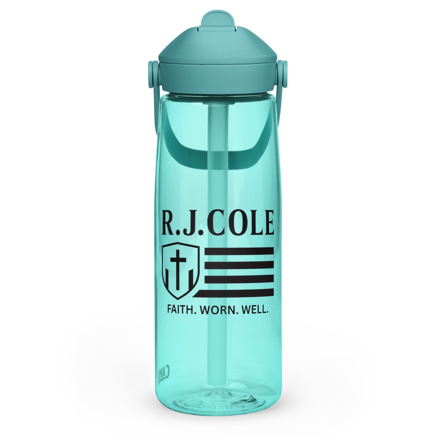 Flip straw water bottle - R. J. Cole Apparel
