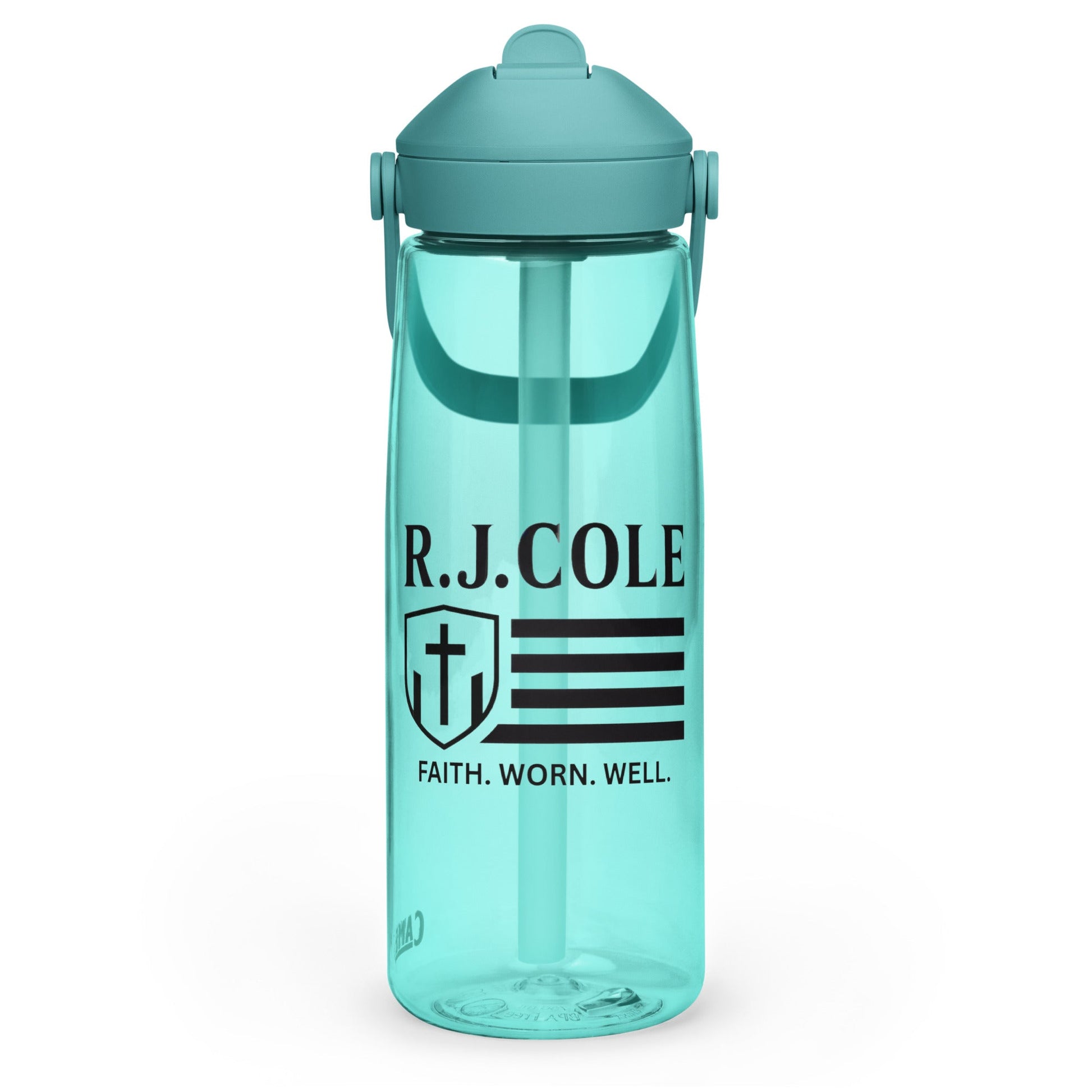 Flip straw water bottle - R. J. Cole Apparel