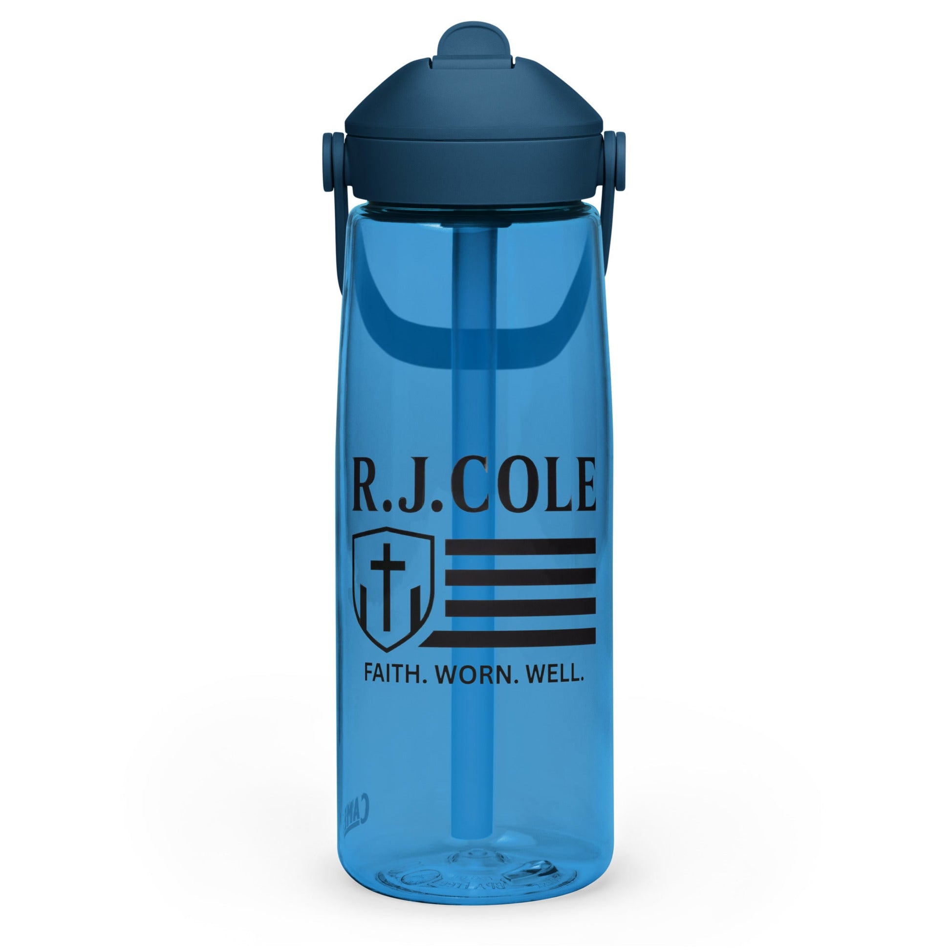 Flip straw water bottle - R. J. Cole Apparel
