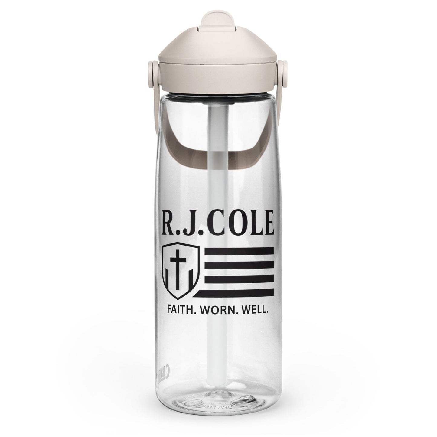 Flip straw water bottle - R. J. Cole Apparel