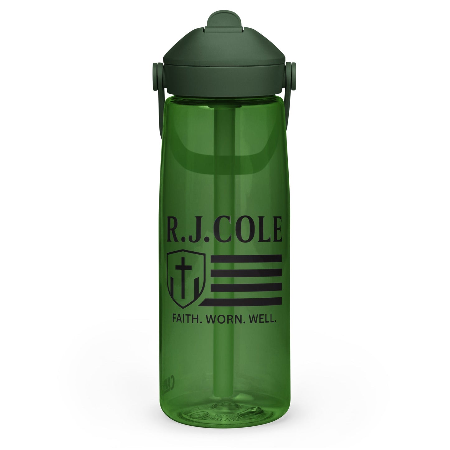 Flip straw water bottle - R. J. Cole Apparel