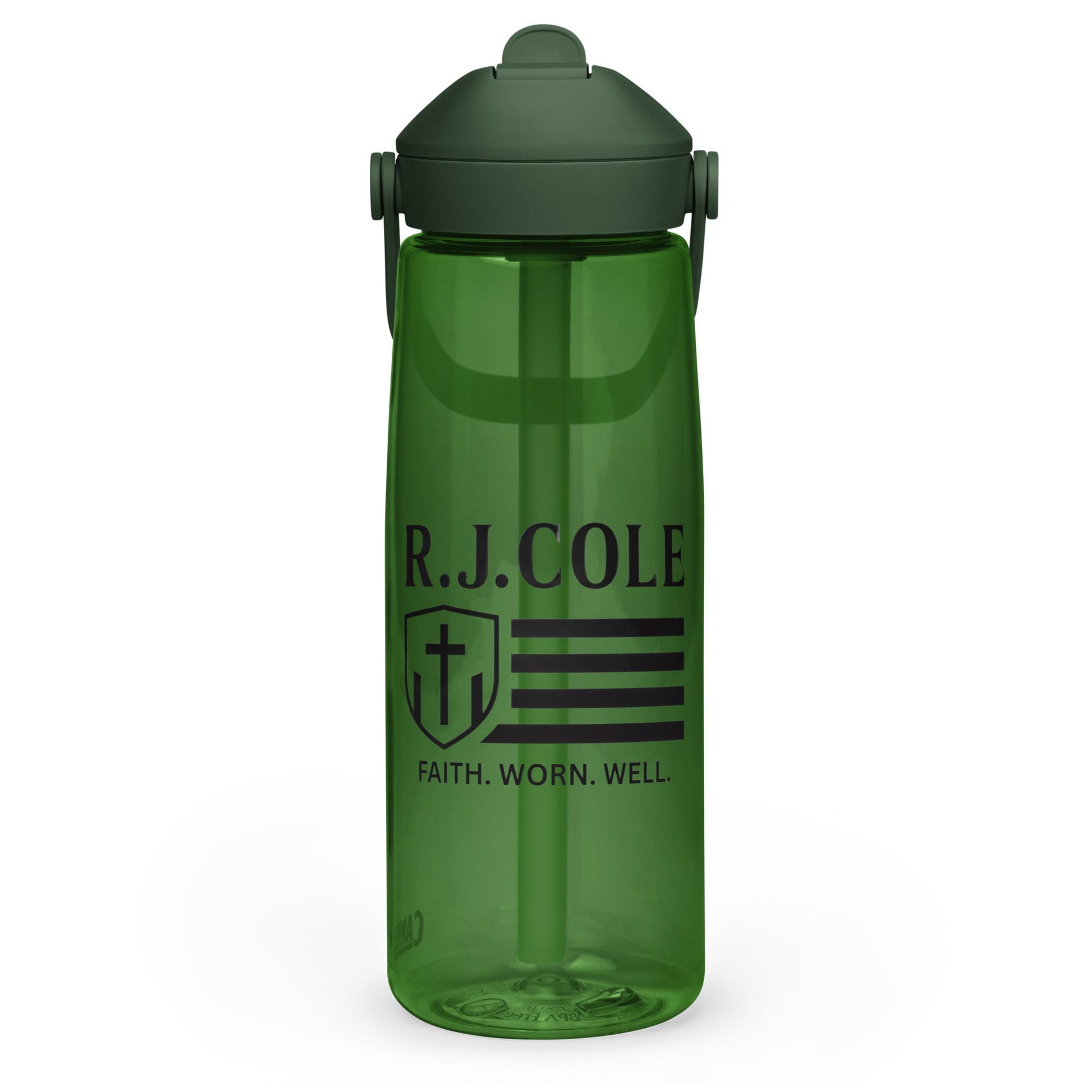 Flip straw water bottle - R. J. Cole Apparel