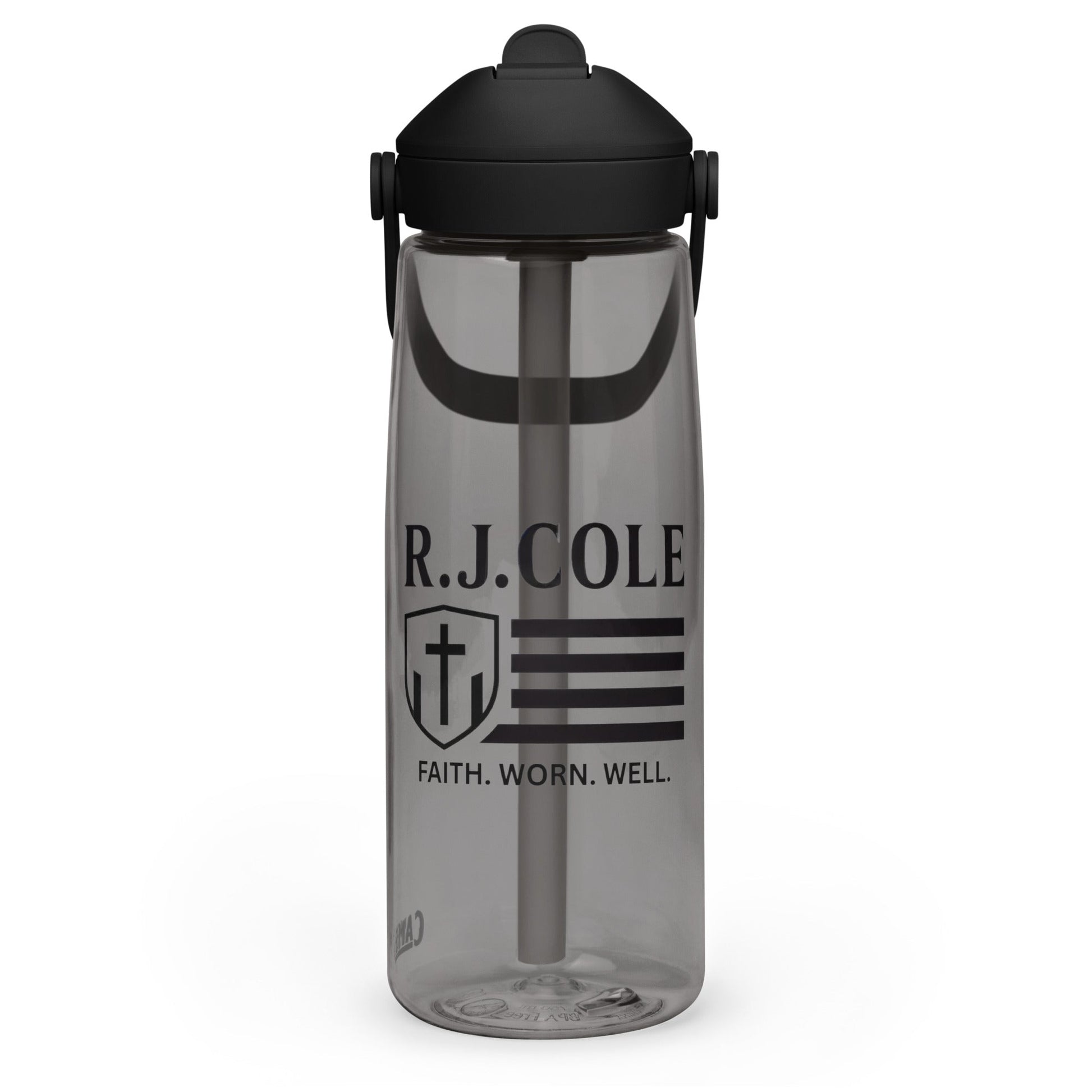 Flip straw water bottle - R. J. Cole Apparel