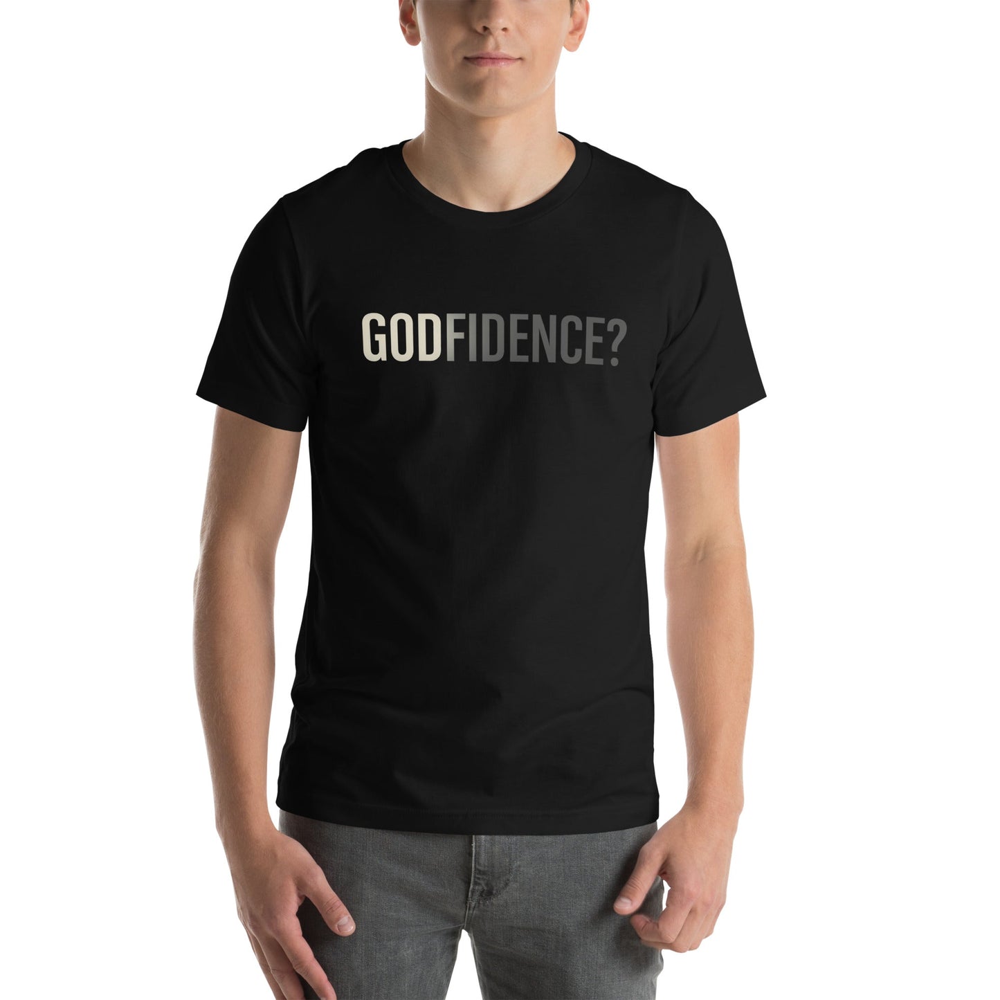 Godfidence Christian T-Shirt | Bold Faith Everyday Wear - R. J. Cole Apparel