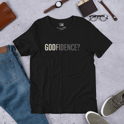 Godfidence Christian T-Shirt | Bold Faith Everyday Wear - R. J. Cole Apparel