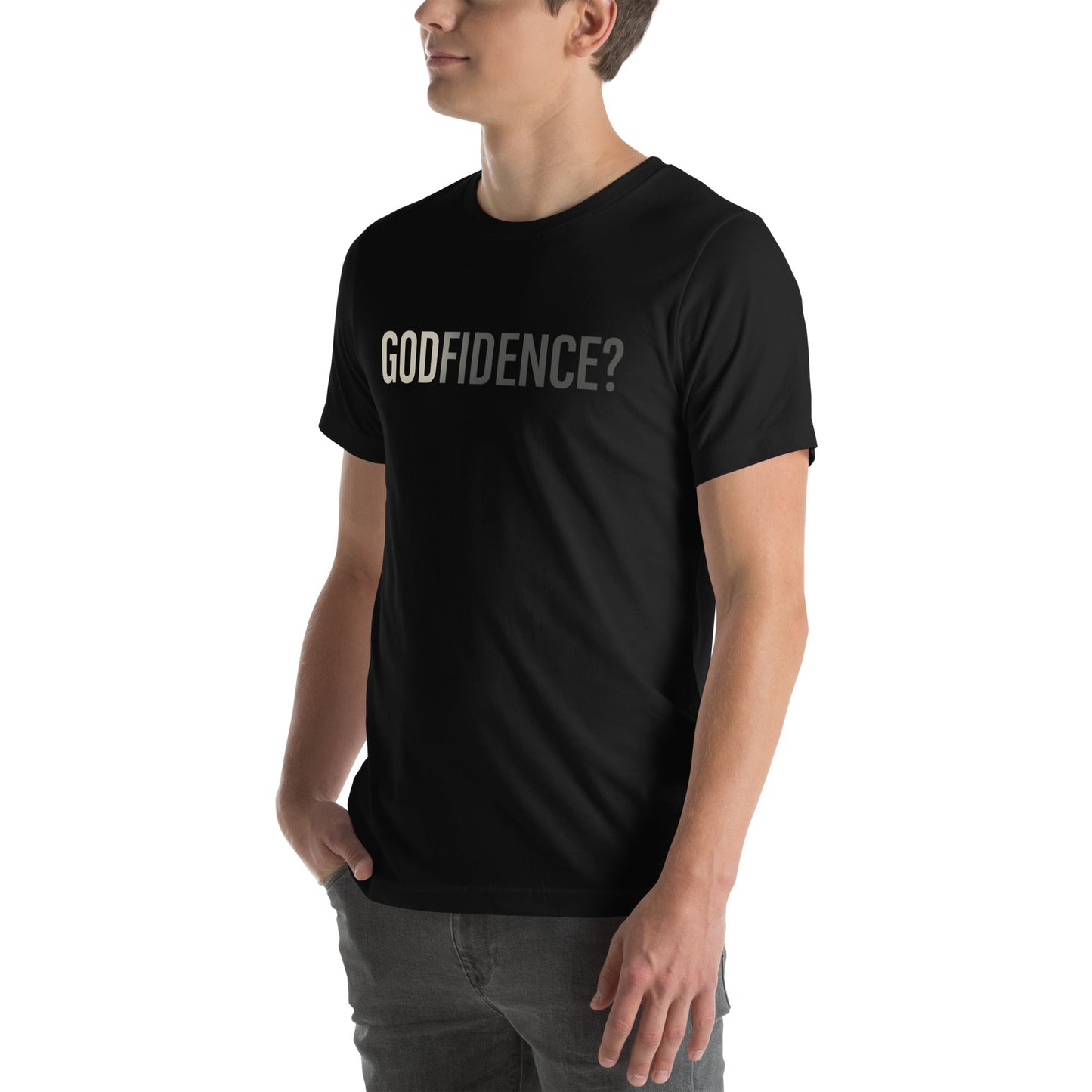 Godfidence Christian T-Shirt | Bold Faith Everyday Wear - R. J. Cole Apparel