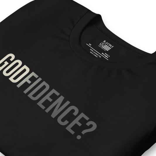 Godfidence Christian T-Shirt | Bold Faith Everyday Wear - R. J. Cole Apparel