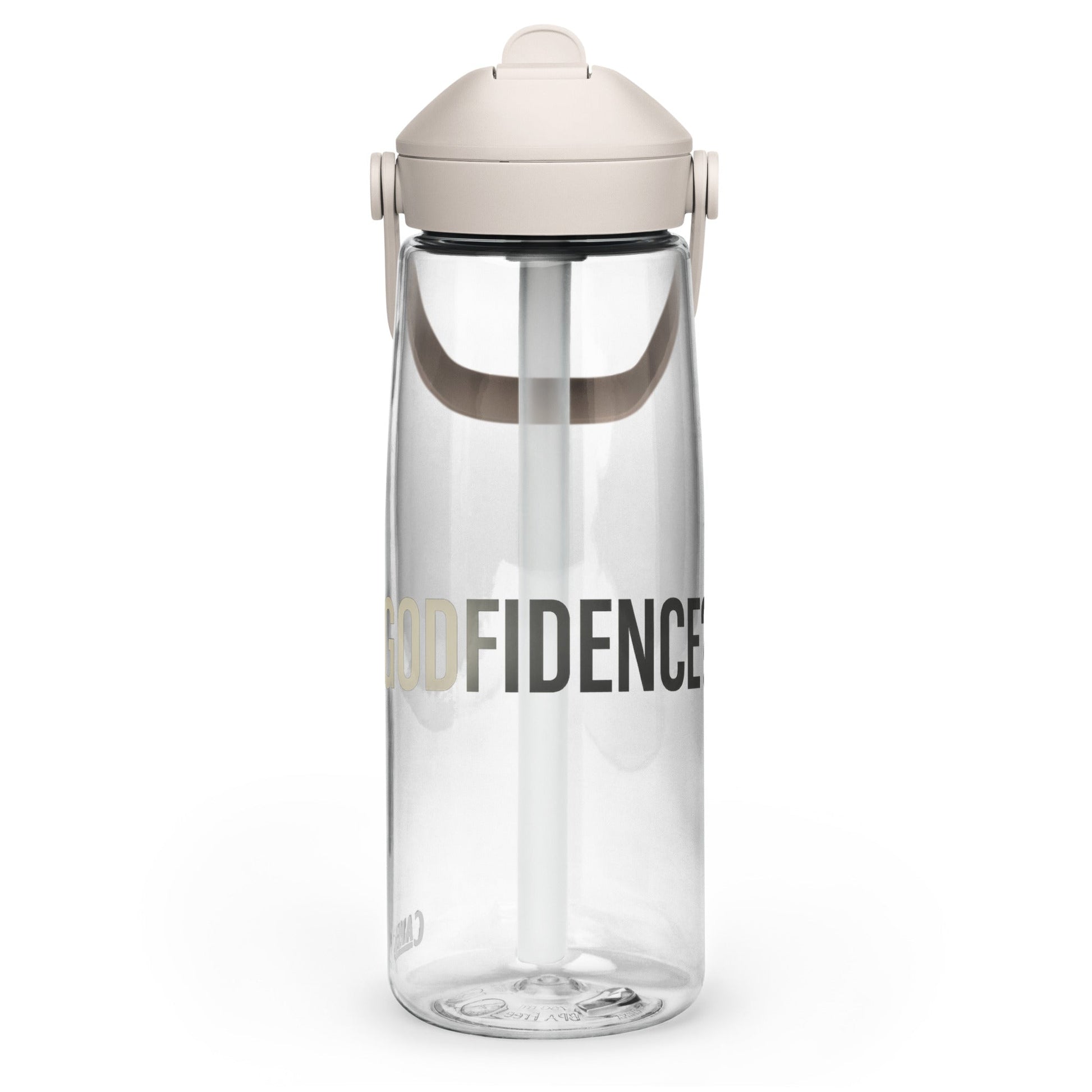Godfidence Flip Straw Water Bottle | Faith - Inspired Hydration - R. J. Cole Apparel