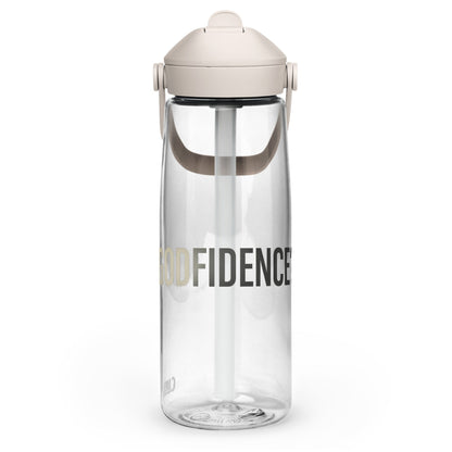 Godfidence Flip Straw Water Bottle | Faith - Inspired Hydration - R. J. Cole Apparel