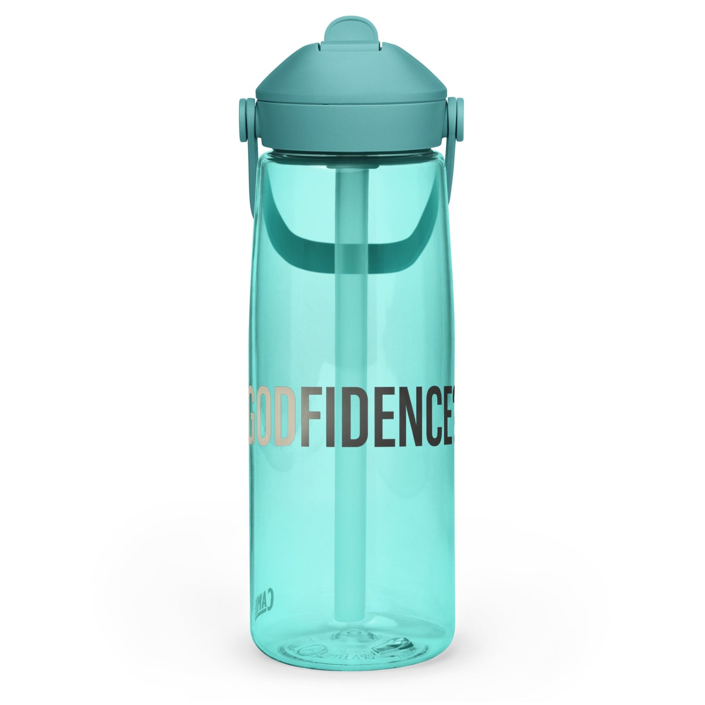 Godfidence Flip Straw Water Bottle | Faith - Inspired Hydration - R. J. Cole Apparel