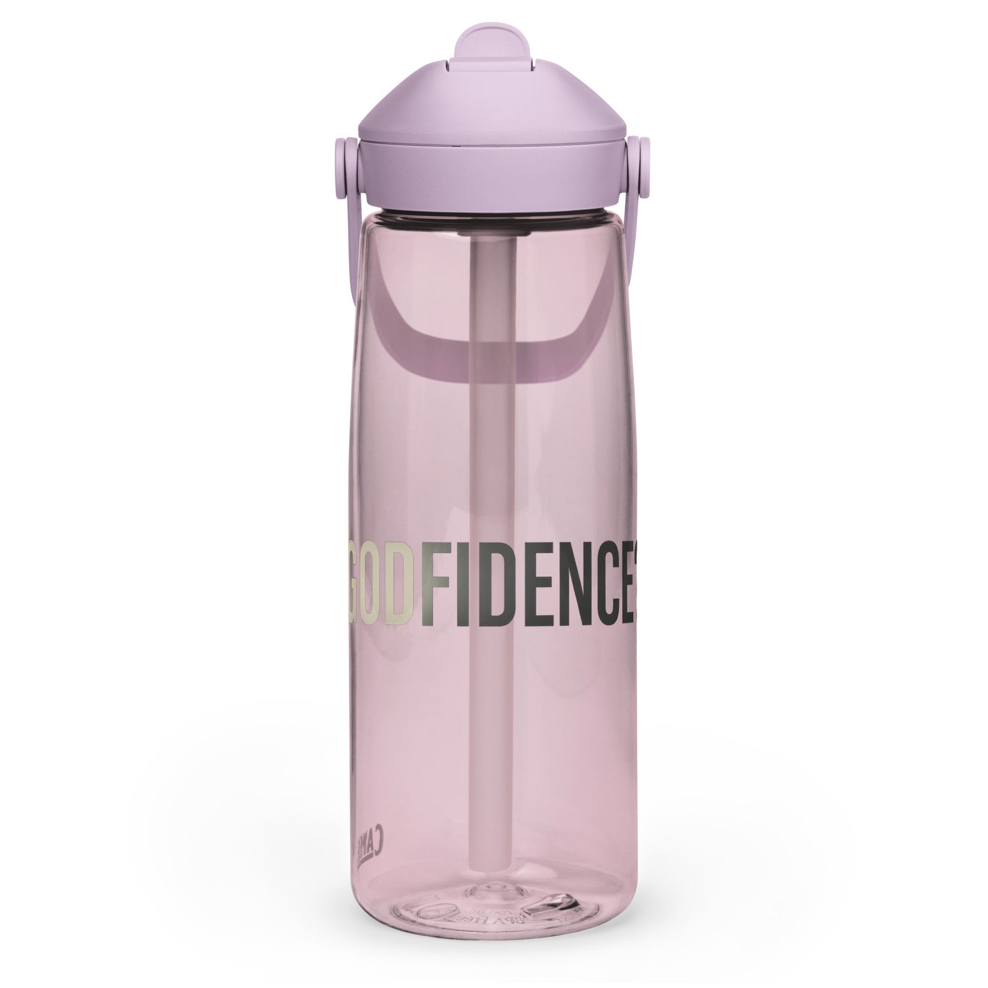 Godfidence Flip Straw Water Bottle | Faith - Inspired Hydration - R. J. Cole Apparel