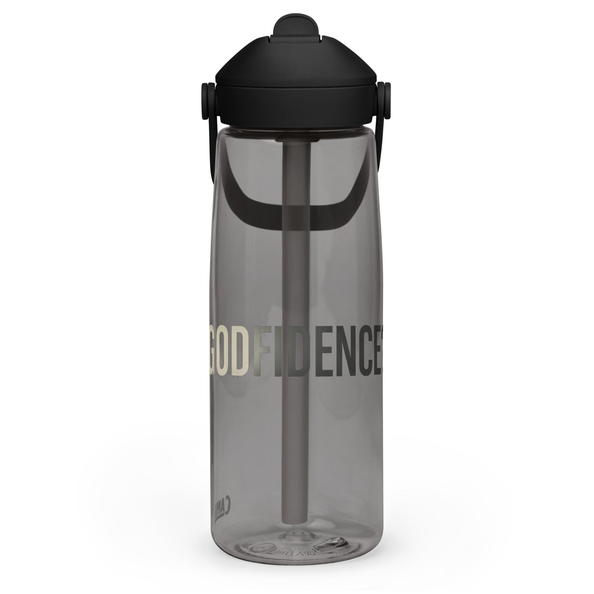 Godfidence Flip Straw Water Bottle | Faith - Inspired Hydration - R. J. Cole Apparel