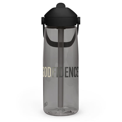 Godfidence Flip Straw Water Bottle | Faith - Inspired Hydration - R. J. Cole Apparel