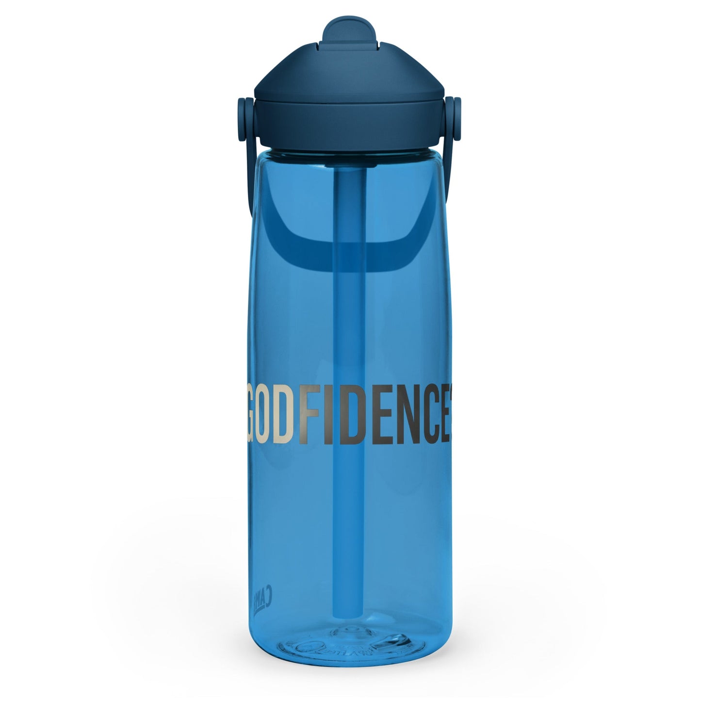 Godfidence Flip Straw Water Bottle | Faith - Inspired Hydration - R. J. Cole Apparel