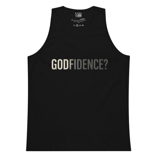 Godfidence Tank Top – Black Christian Muscle Tank - R. J. Cole Apparel