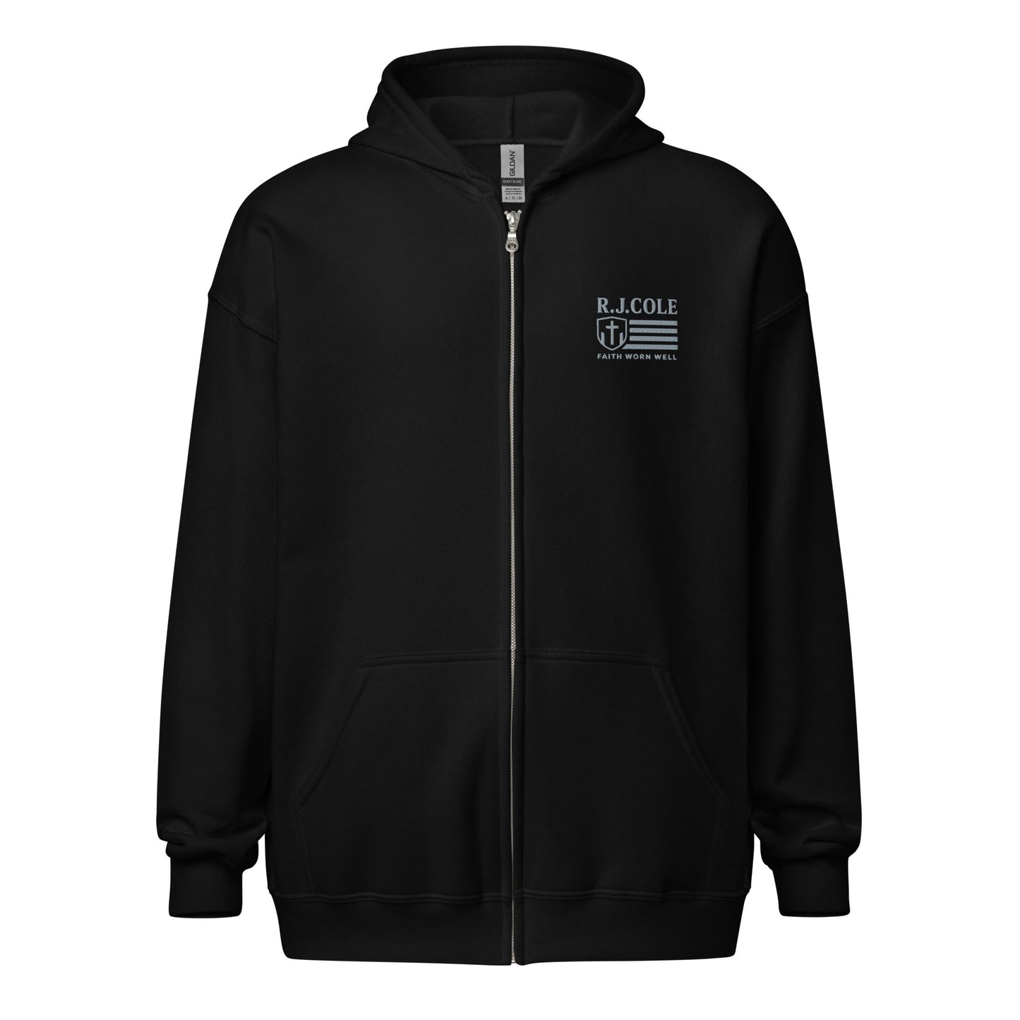 R.J. Cole Patriot Logo Zip - Up Hoodie – Classic Fit - R. J. Cole