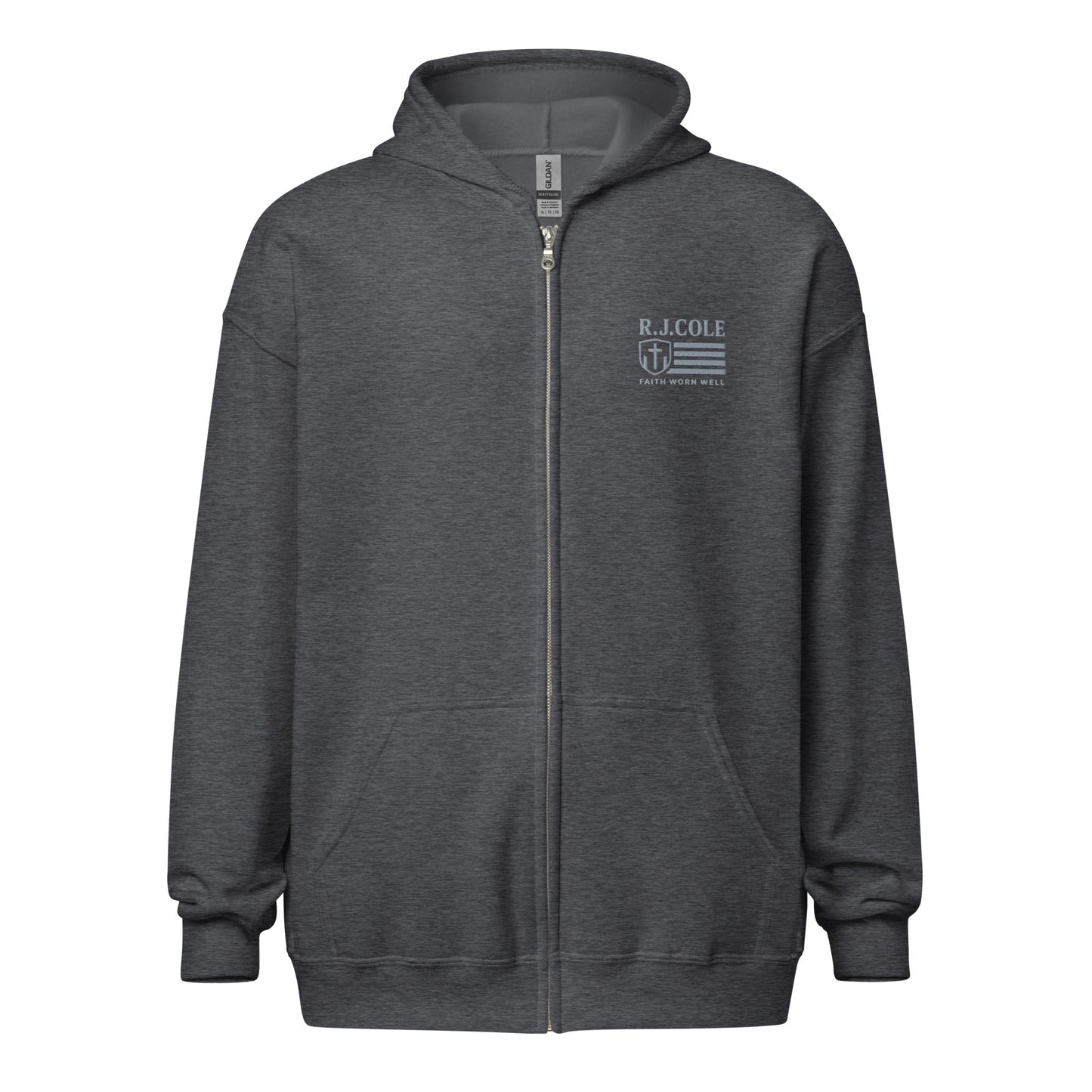 R.J. Cole Patriot Logo Zip - Up Hoodie – Classic Fit - R. J. Cole