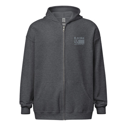 R.J. Cole Patriot Logo Zip - Up Hoodie – Classic Fit - R. J. Cole