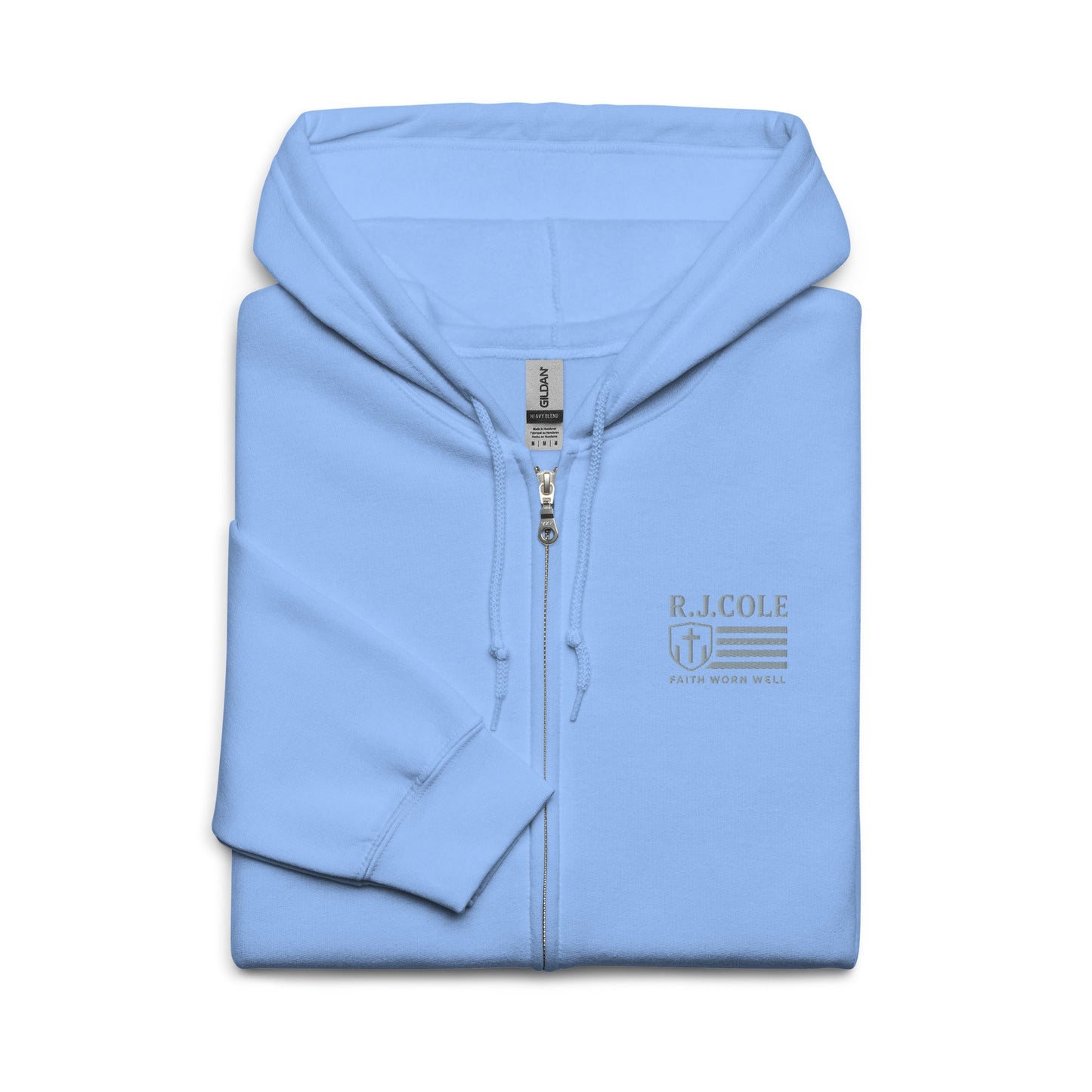 R.J. Cole Patriot Logo Zip - Up Hoodie – Classic Fit - R. J. Cole