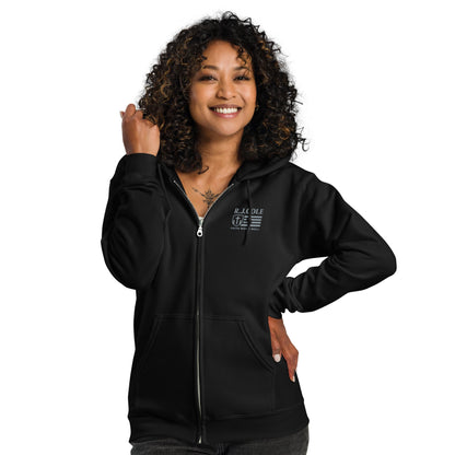 R.J. Cole Patriot Logo Zip - Up Hoodie – Classic Fit - R. J. Cole