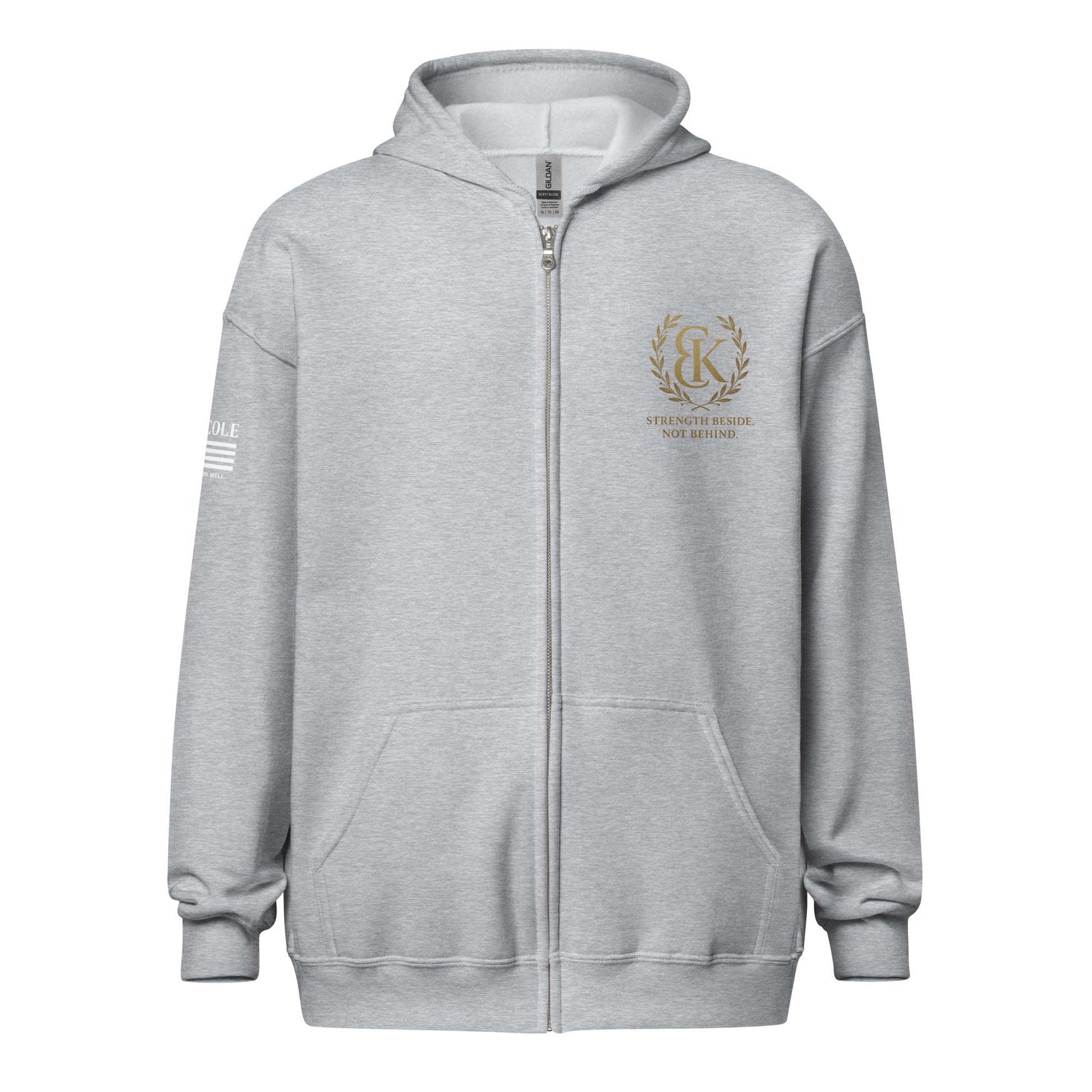 R.J. Cole Patriot Logo Zip - Up Hoodie – Classic Fit - R. J. Cole
