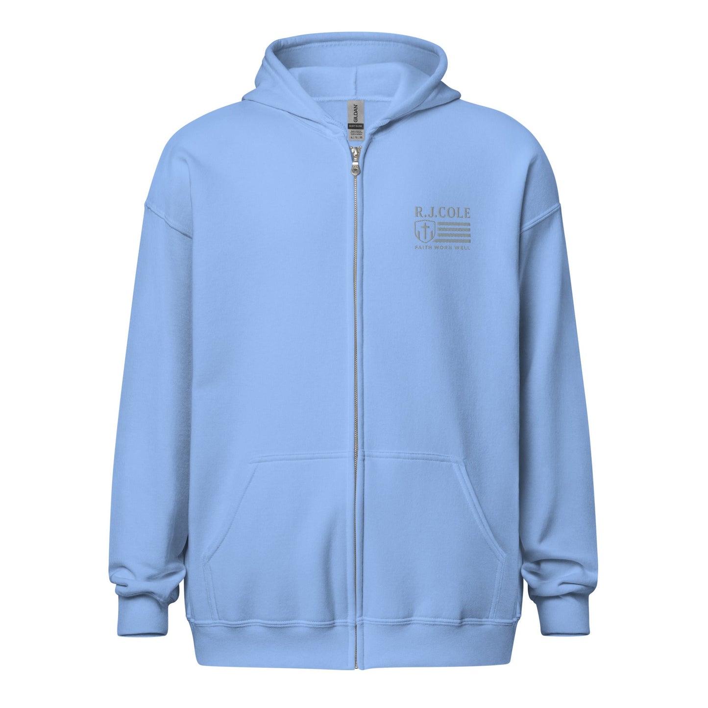 R.J. Cole Patriot Logo Zip - Up Hoodie – Classic Fit - R. J. Cole