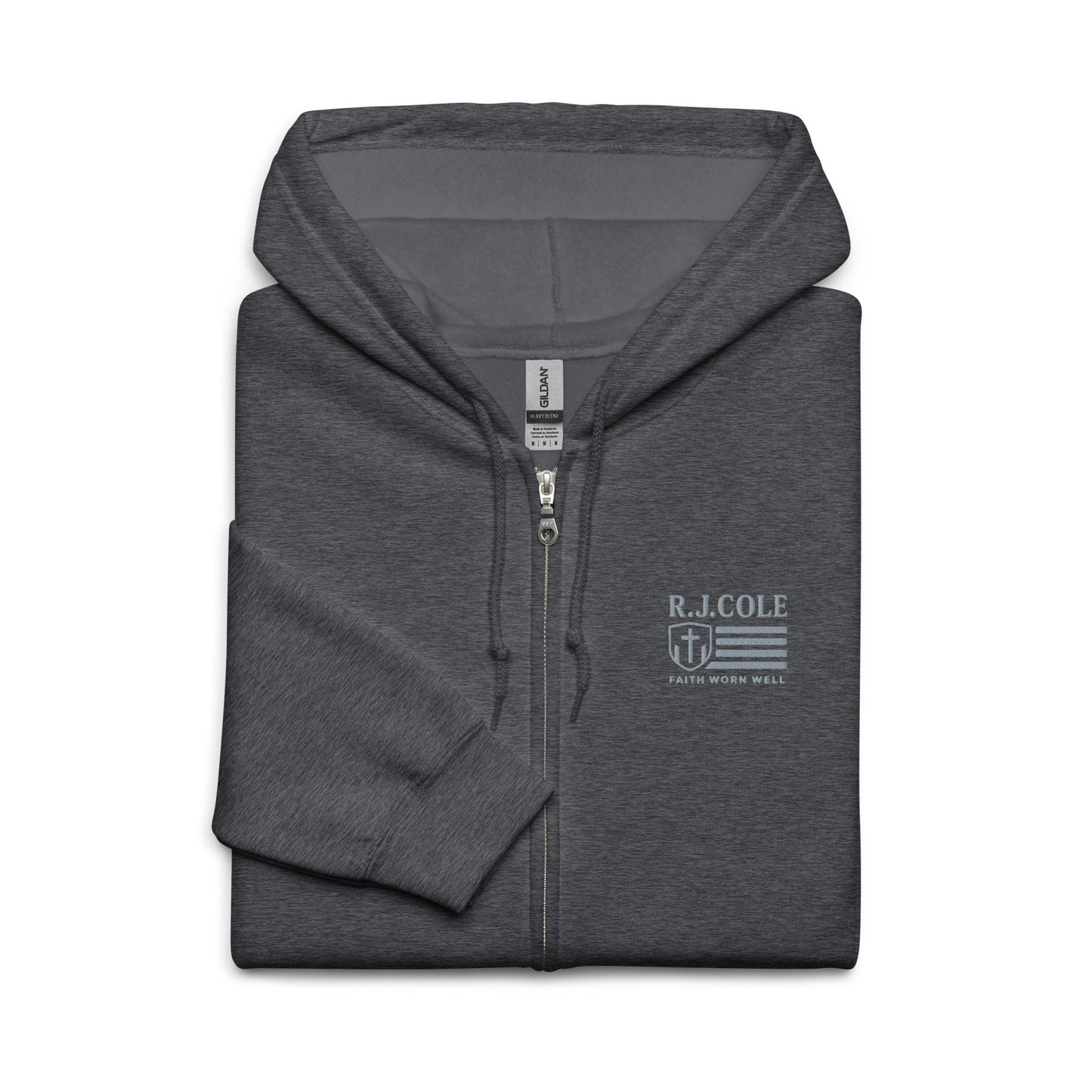R.J. Cole Patriot Logo Zip - Up Hoodie – Classic Fit - R. J. Cole