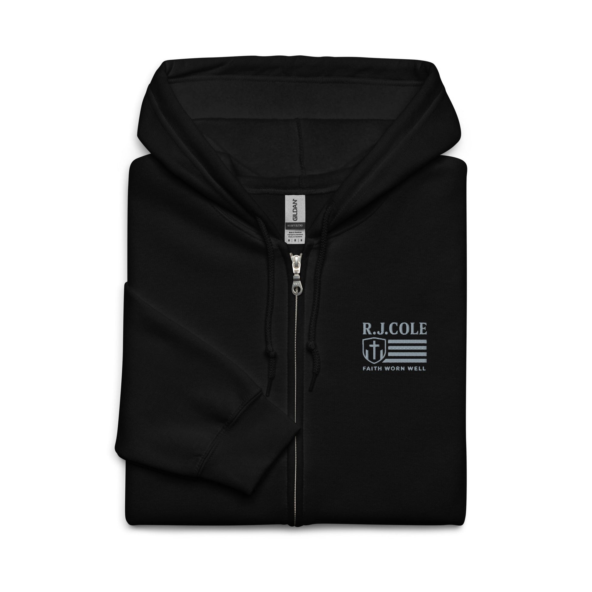 R.J. Cole Patriot Logo Zip - Up Hoodie – Classic Fit - R. J. Cole