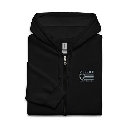 R.J. Cole Patriot Logo Zip - Up Hoodie – Classic Fit - R. J. Cole