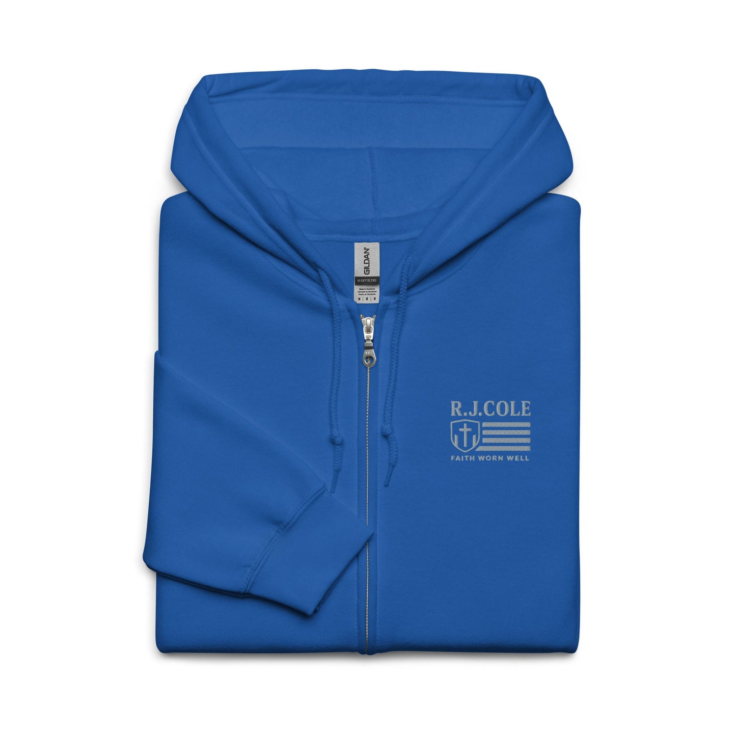 R.J. Cole Patriot Logo Zip - Up Hoodie – Classic Fit - R. J. Cole