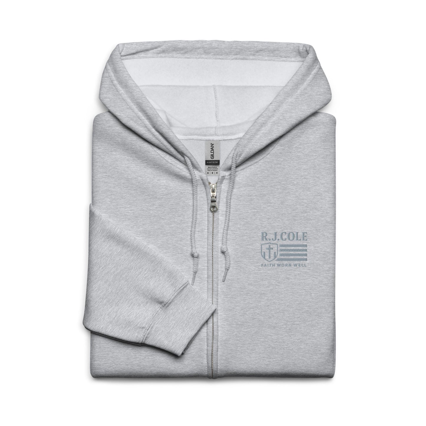 R.J. Cole Patriot Logo Zip - Up Hoodie – Classic Fit - R. J. Cole