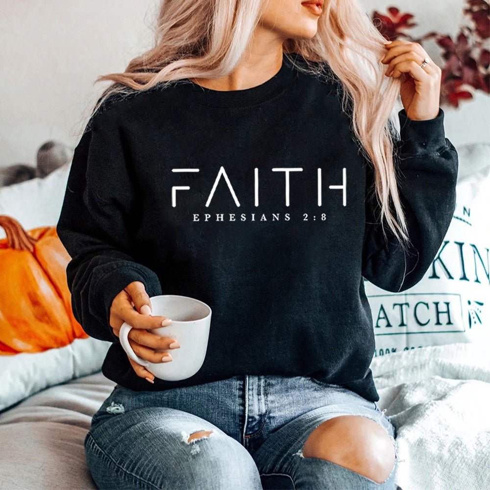 Trendy Faith Sweatshirt Bible Verse Shirt Christian Clothing - R. J. Cole Apparel