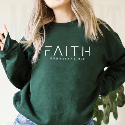 Trendy Faith Sweatshirt Bible Verse Shirt Christian Clothing - R. J. Cole Apparel